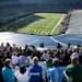 Father Richard Lobert leads Mass at Michigan Stadium on Sunday. About 275 people attended the service. Daniel Brenner I AnnArbor.com